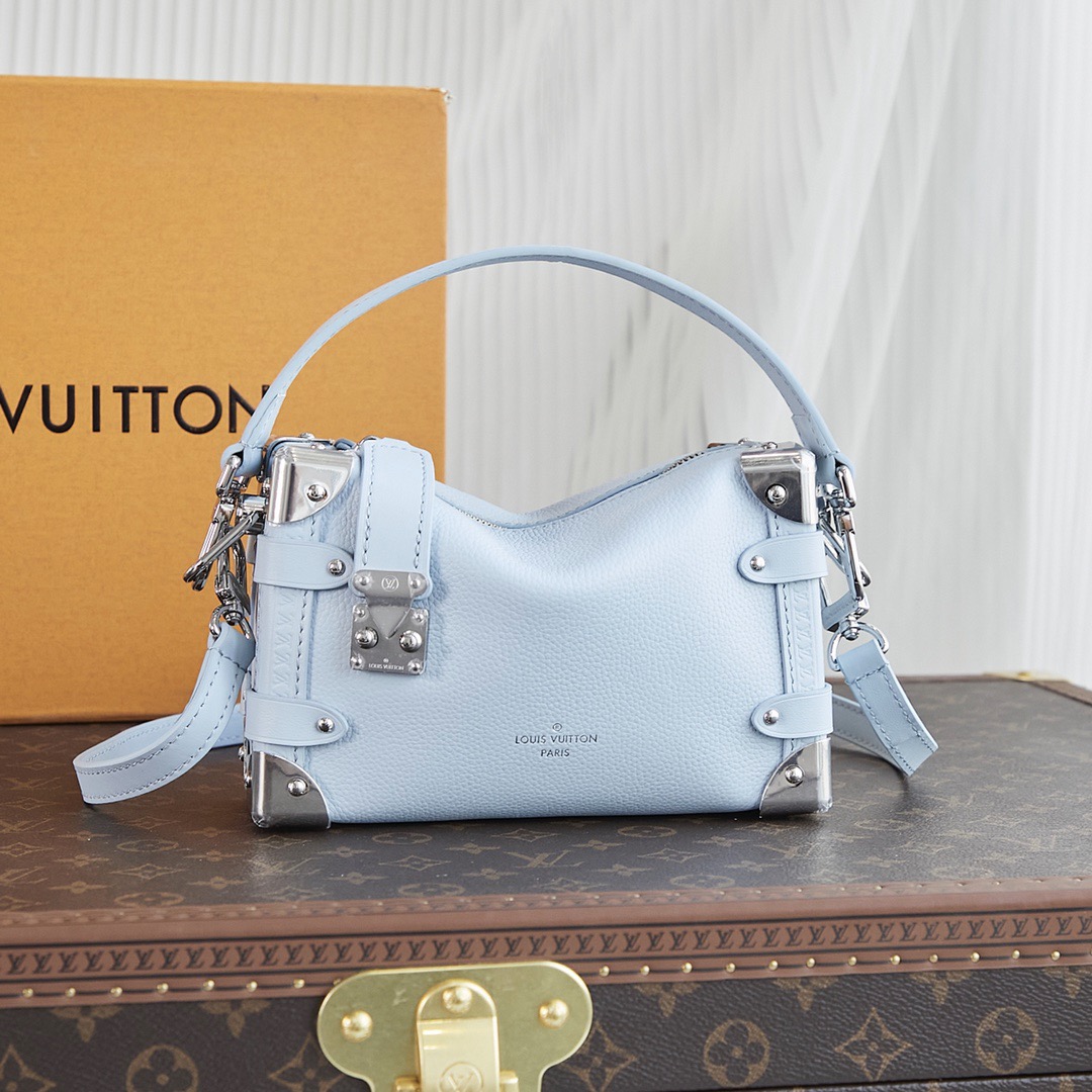 Louis Vuitton M25067 Side Trunk PM Olympe Blue