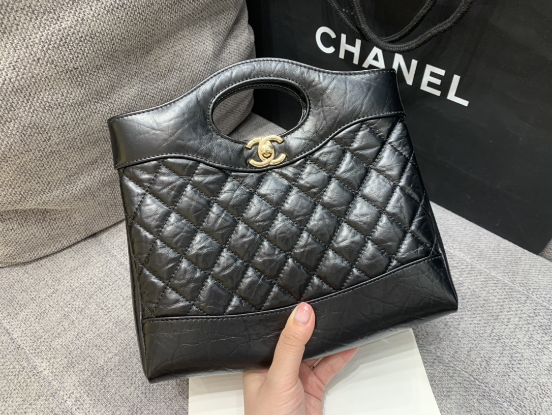 Chanel-Shopping Bag-Black