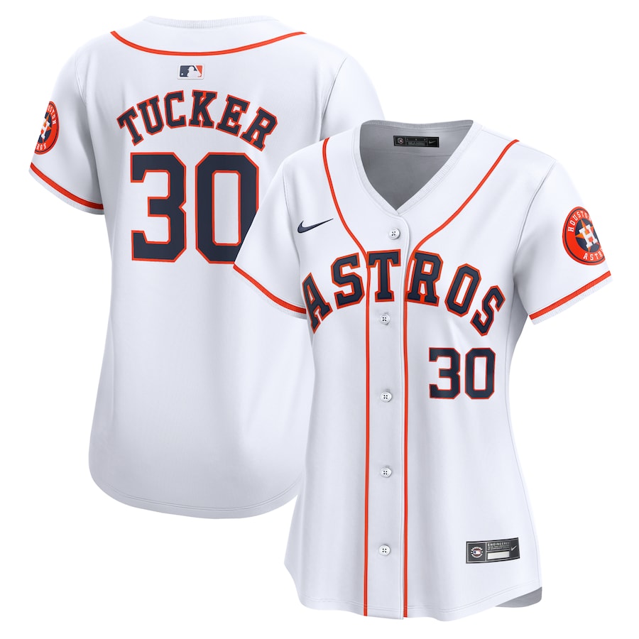 Kyle Tucker Houston Astros Women's Home Limited Player Jersey White