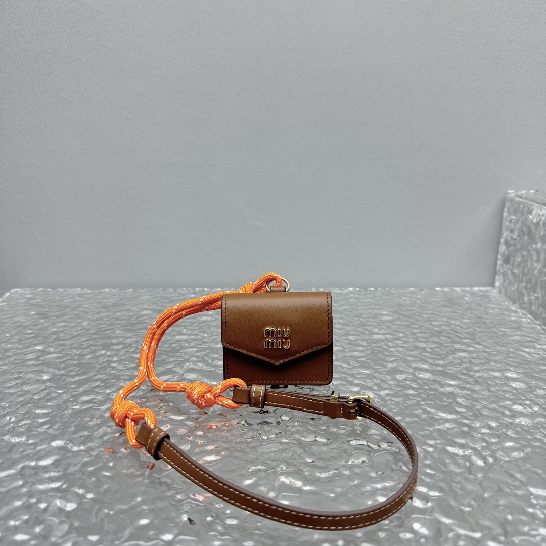 MIU MIU Mini Strap Flap Pouch & Earphone Case