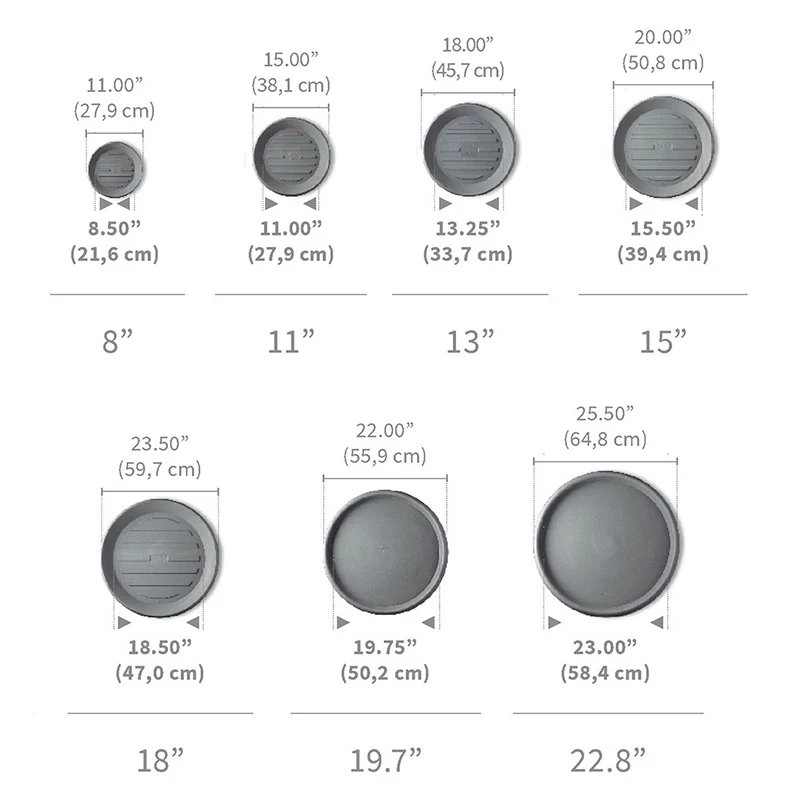 Universal Round Planter Saucers