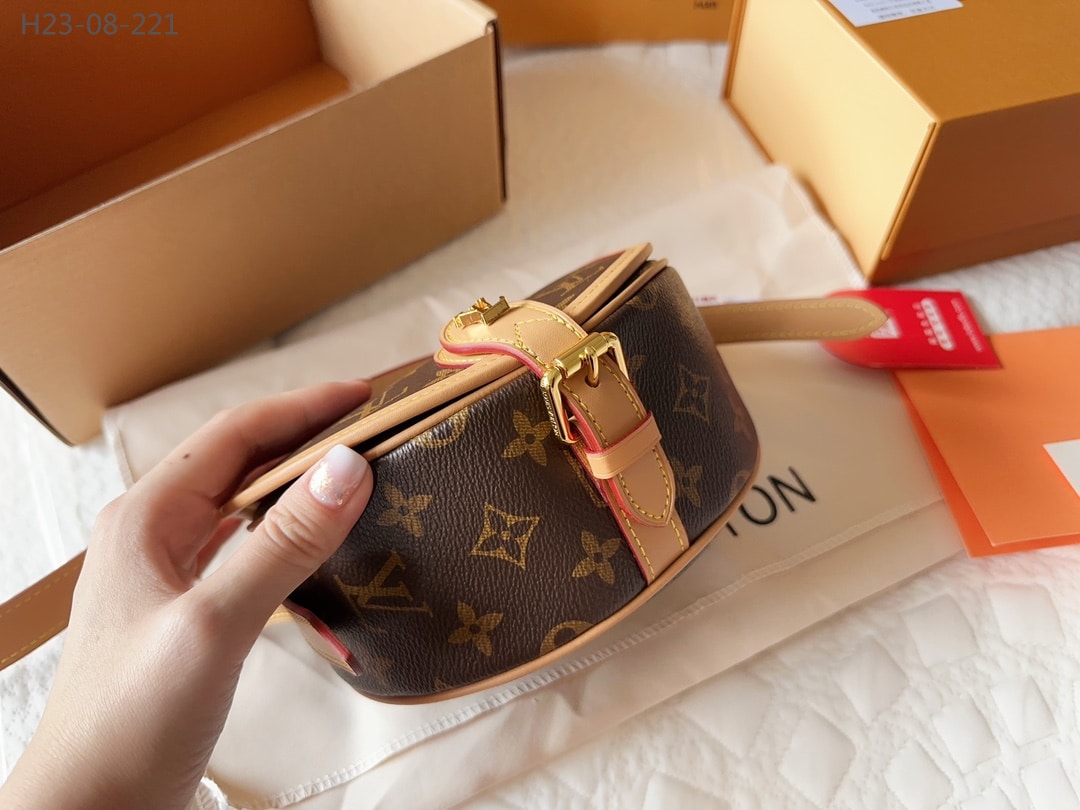 Louis Vuitton Tambourine Shoulder Bag Brown 18Cm M44860