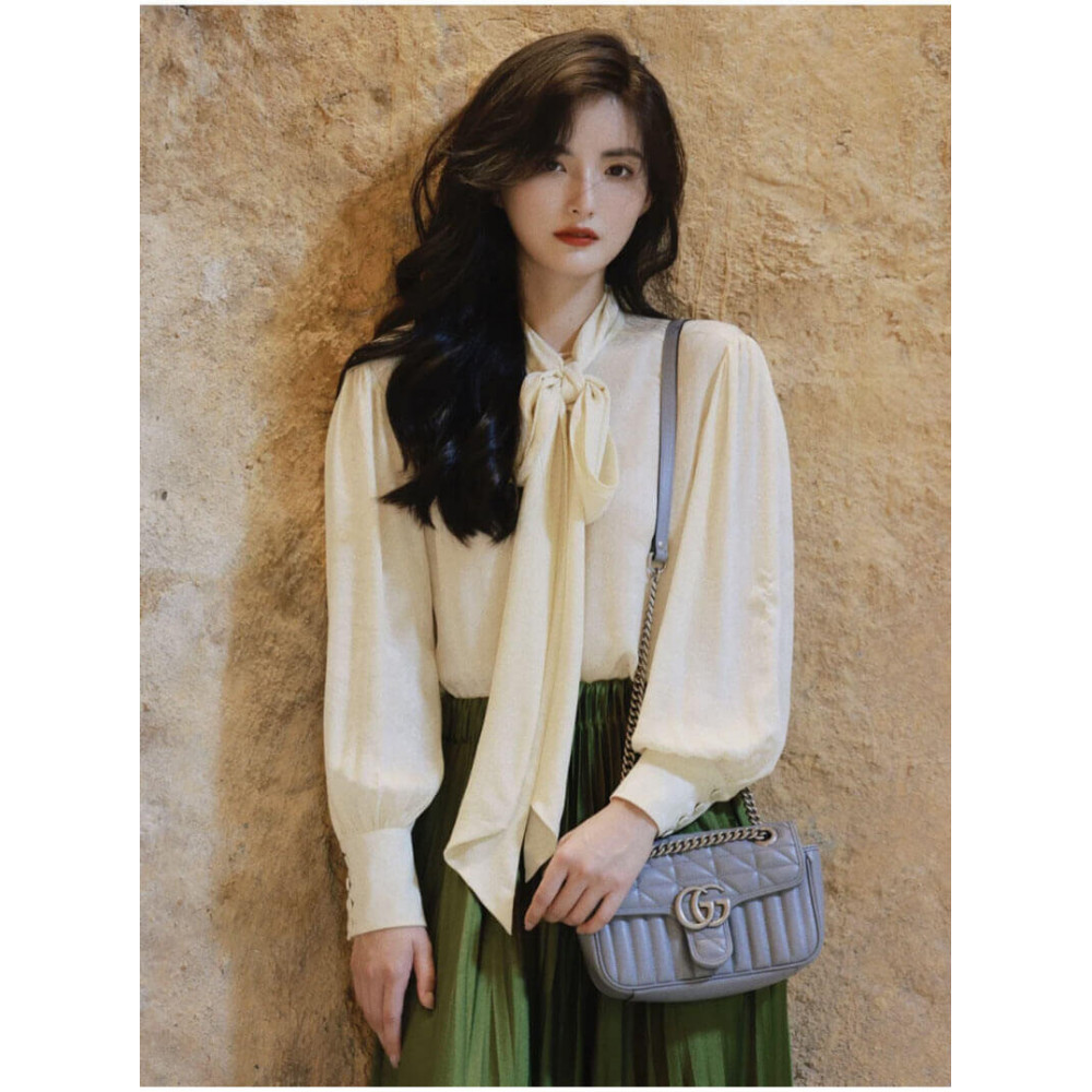 Gucci GG Marmont Mini Shoulder Bag Grey