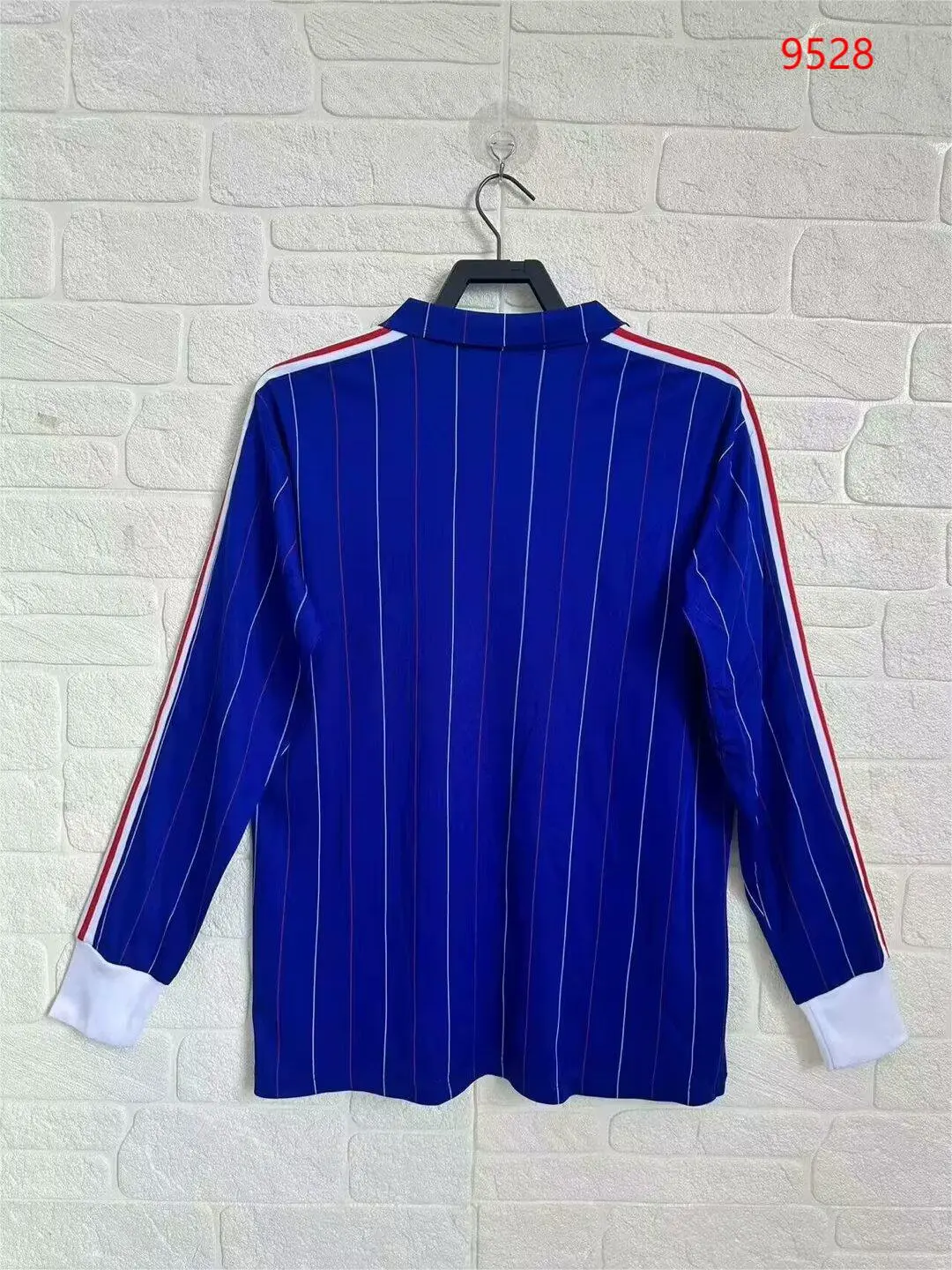 Retro 1980-82 France Home Long Sleeve football jersey