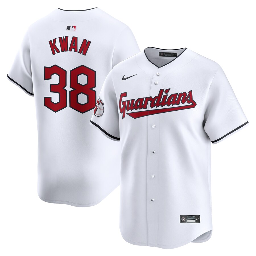 Steven Kwan Cleveland Guardians Home Limited Player Jersey White