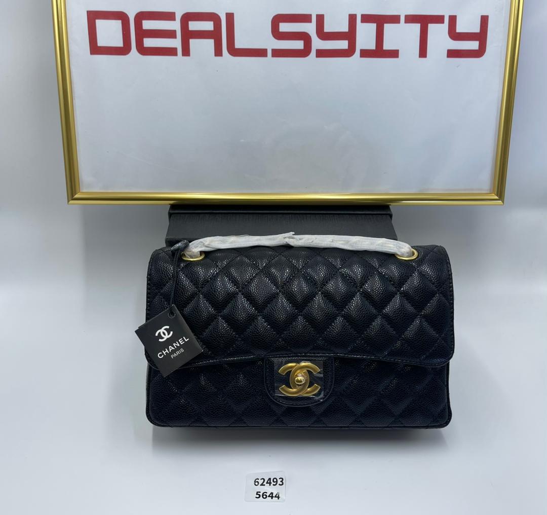 Chanel Caviar Calfskin Medium Classic Double Flap Bag 25.5cm