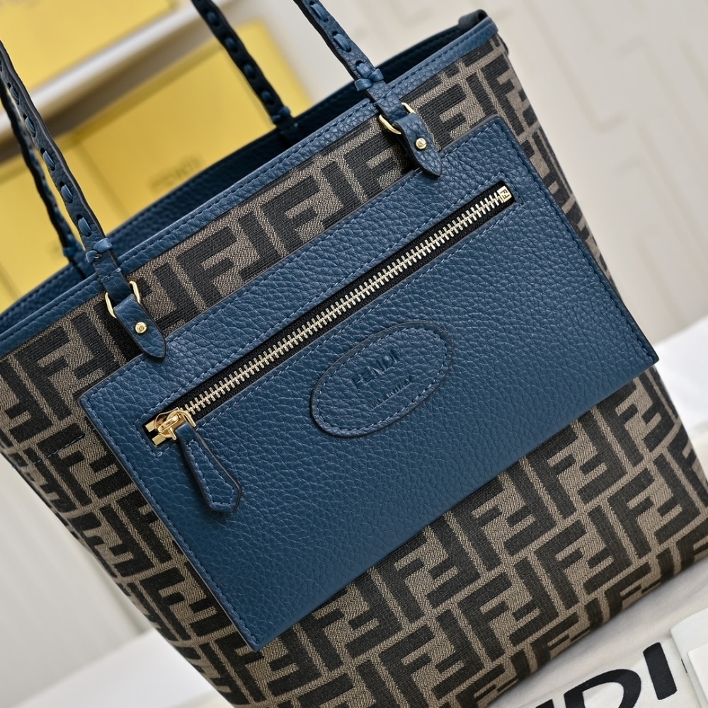 Fendi Medium Roll Blue 36Cm