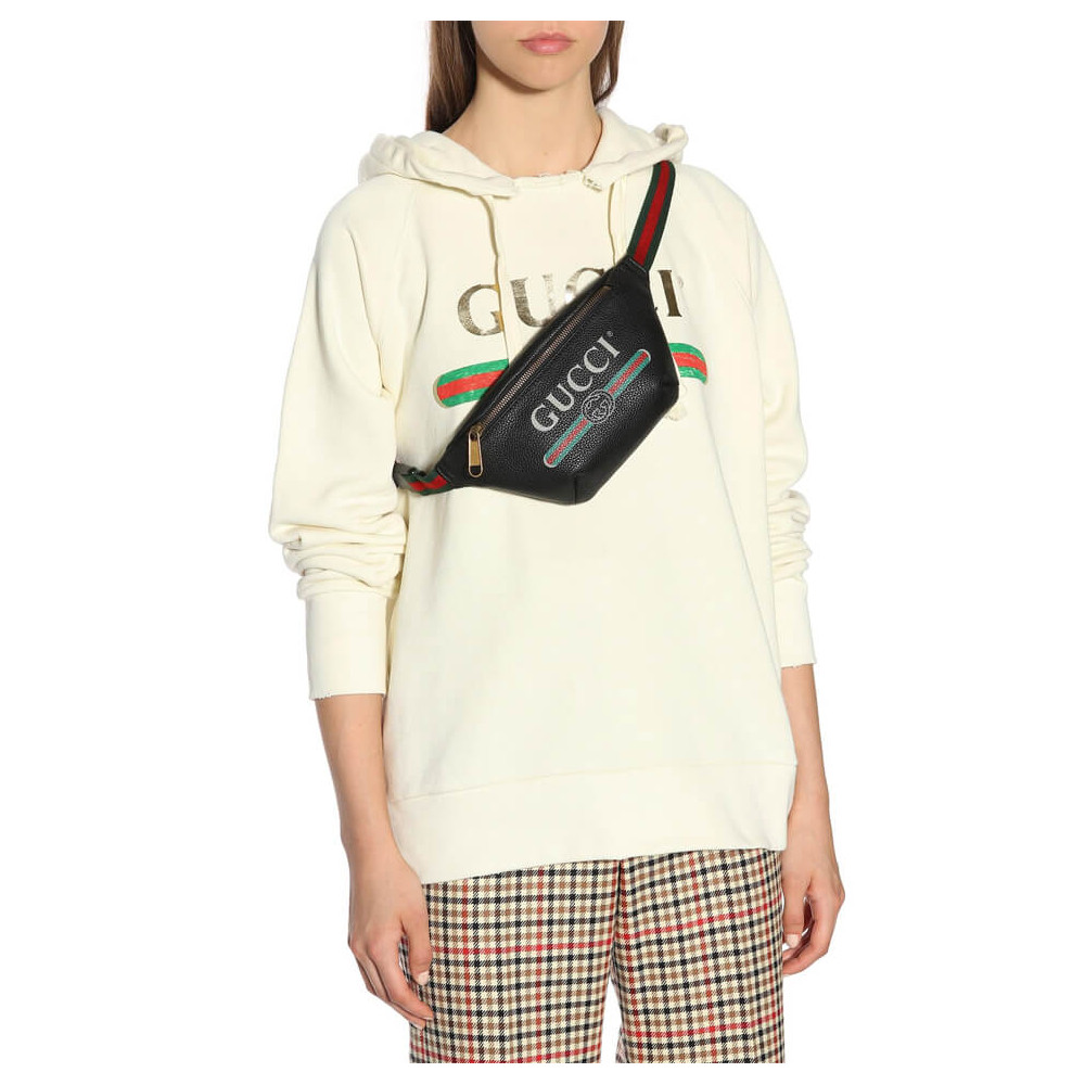 Gucci Print Small Belt Bag Waist Body Black