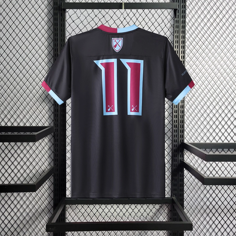 Retro 2020-21 West Ham Iron Maiden Ham black Football jersey Retro