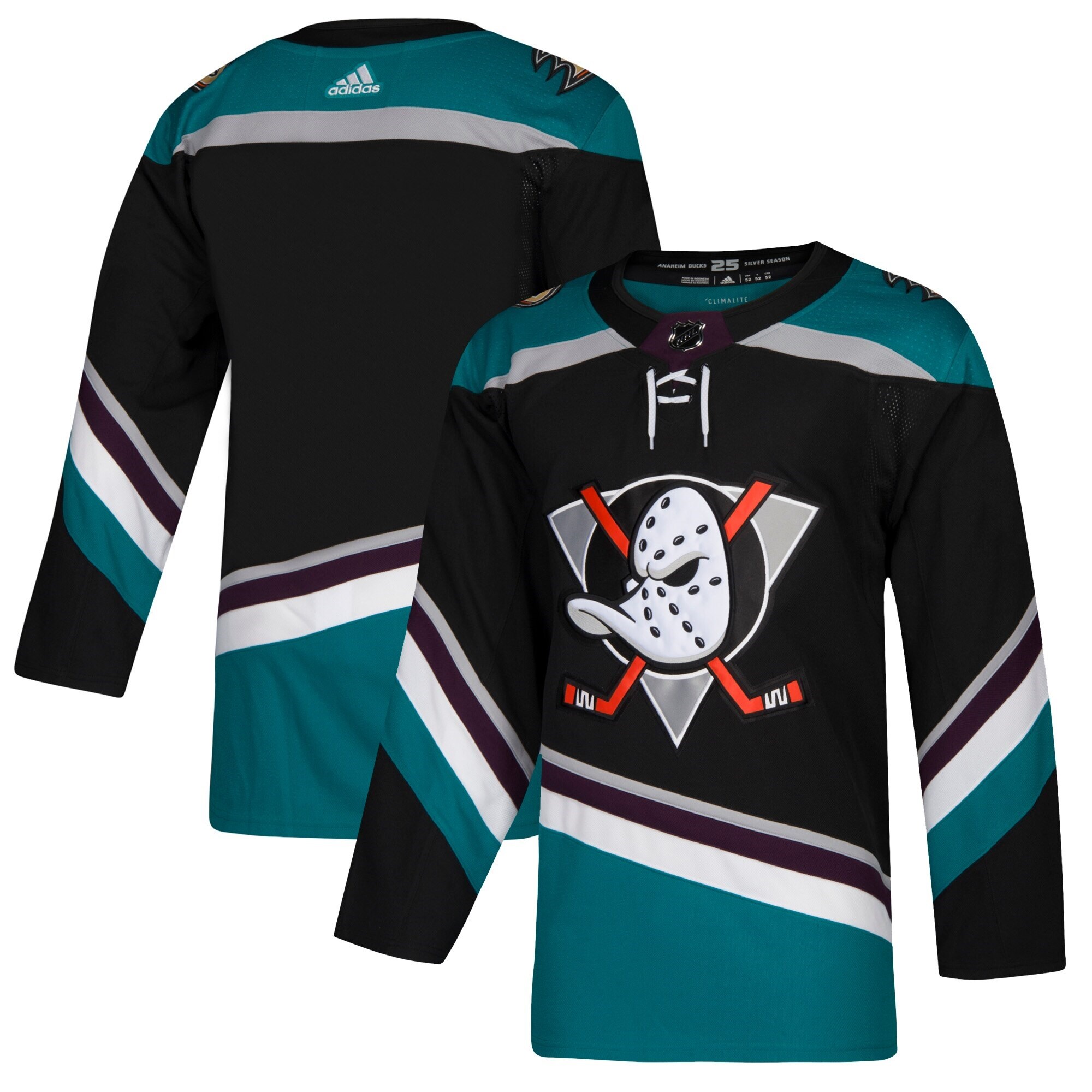 Anaheim Ducks adidas Alternate Authentic Jersey – Black