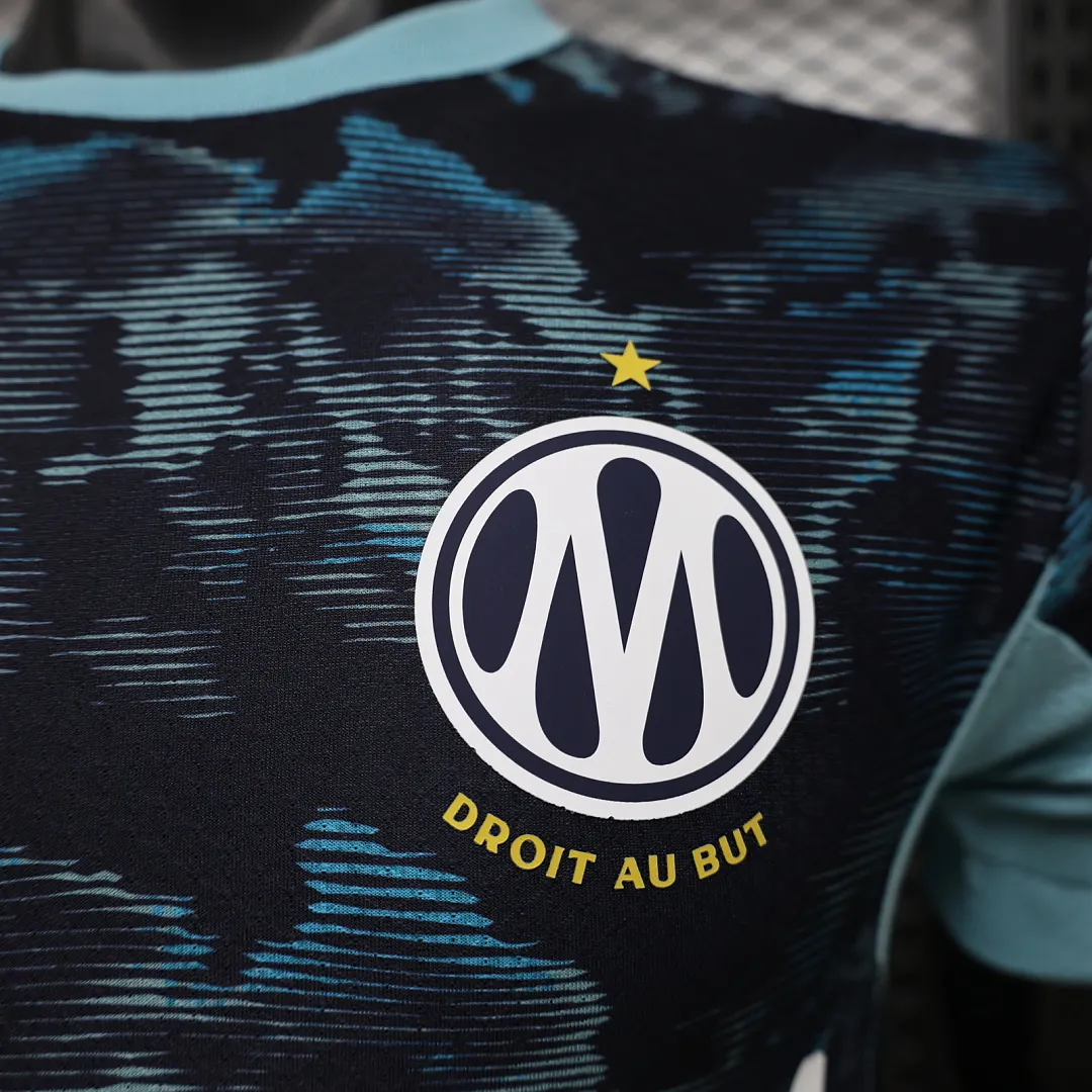 2026/27 Ligue 1 Marseille Team Away Football Jersey Player Version - JerseyFun
