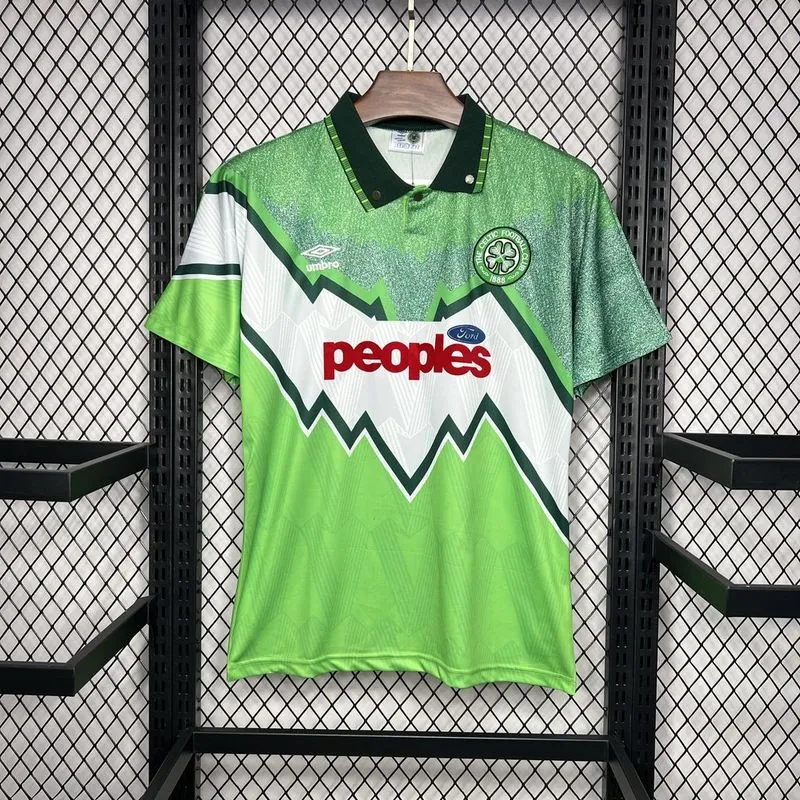 Retro 1991-92 Celtic FC Away football jersey retro