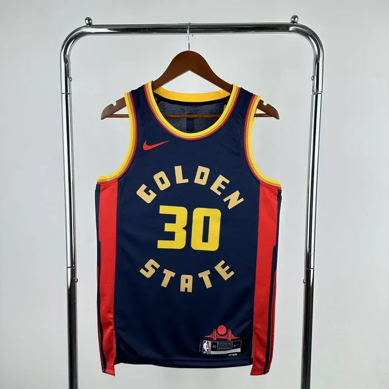 2025 NBA Golden State Warriors 30 CURRY Basketball Jersey