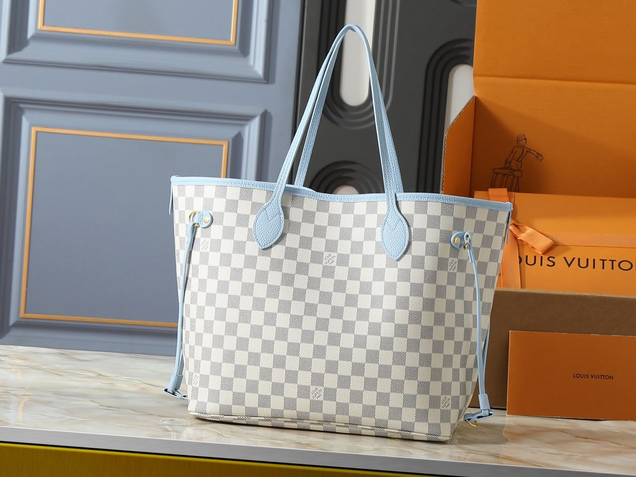 Louis Vuitton Neverfull Inside Out MM Bag 47cm N40946