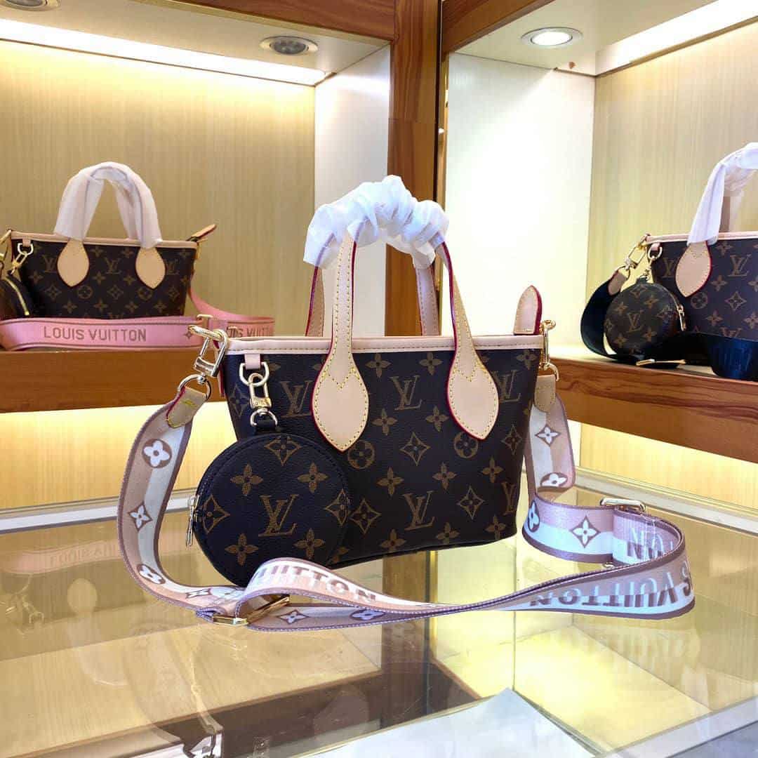 Louis Vuitton Neverfull BB Monogram Canvas Beige 25Cm M46705