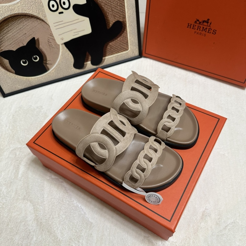 Hermes Extra Sandal Beige Argile