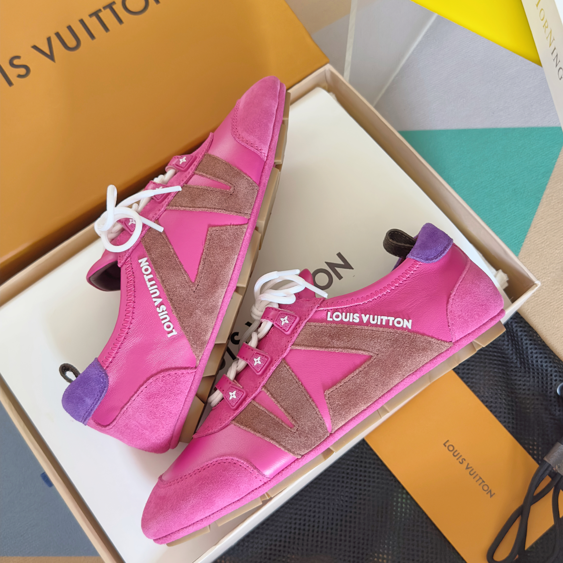 Louis Vuitton Sneakerina Pink & Purple – Women’s Ballet-Inspired Slim Sneakers