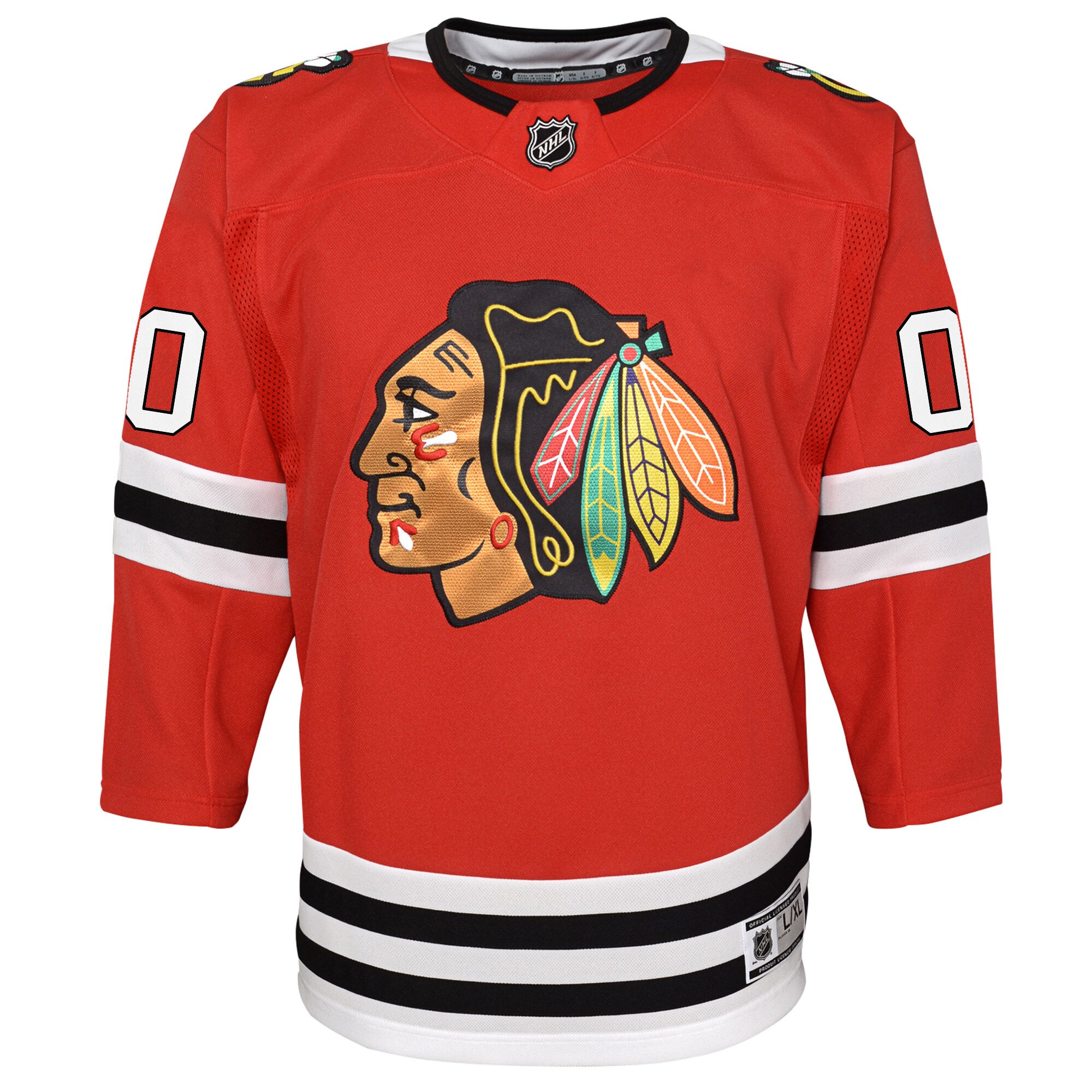 Chicago Blackhawks Youth Premier Custom Jersey – Red
