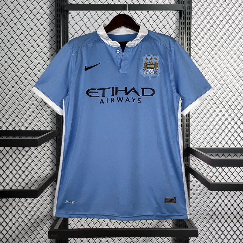 Retro 2015-16 Manchester City Home Football jersey retro