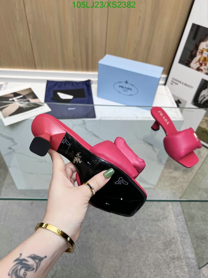 Prada Soft Padded Nappa Sandals