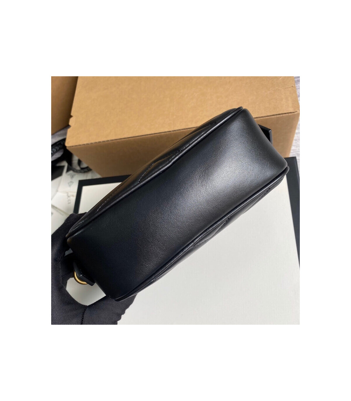 Gucci GG Marmont Matelasse Mini Bag Black