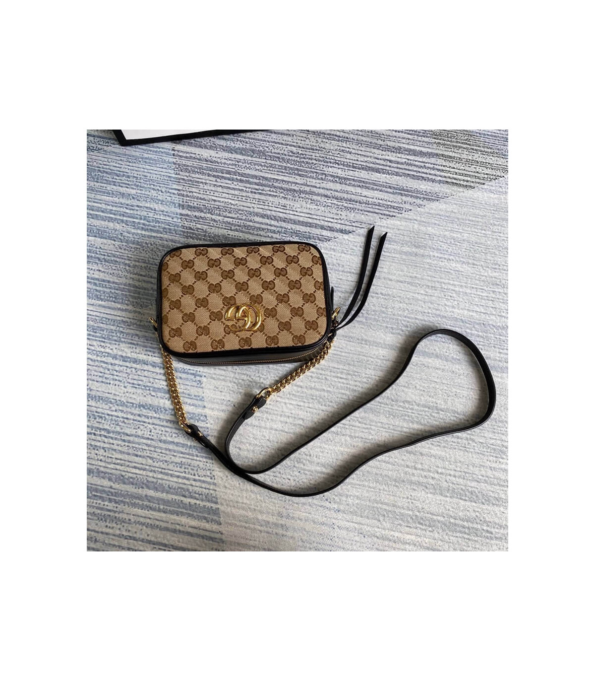 Gucci GG Canvas Matelasse Mini Bag Black