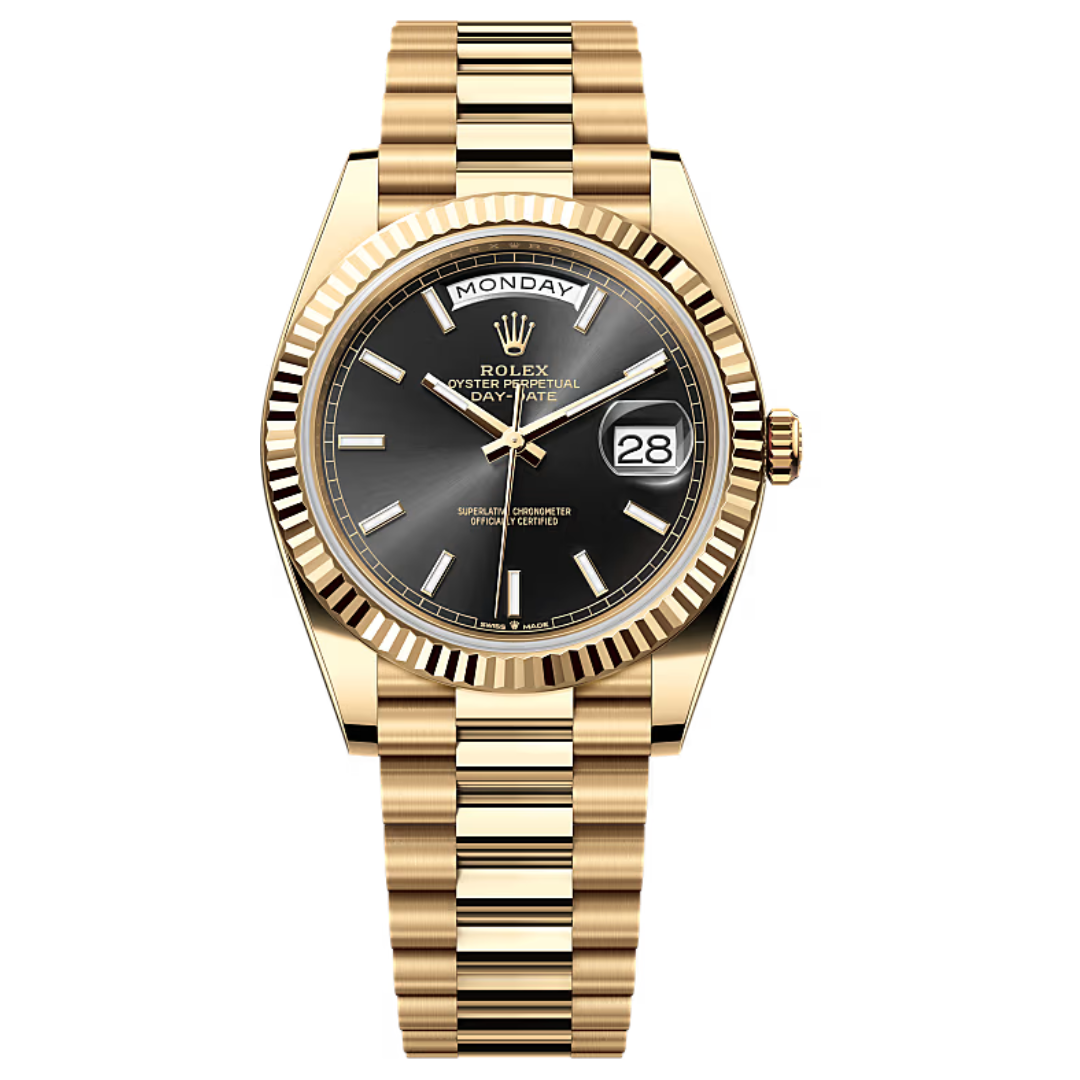 ROLEX Day-Date Oyster, 40 mm, yellow gold Model No. 228238-0067
