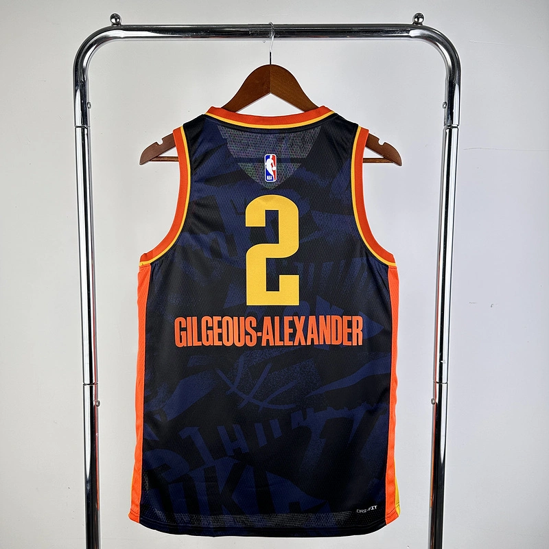 2024 NBA Oklahoma City Thunder 2 Alexander Basketball Jersey