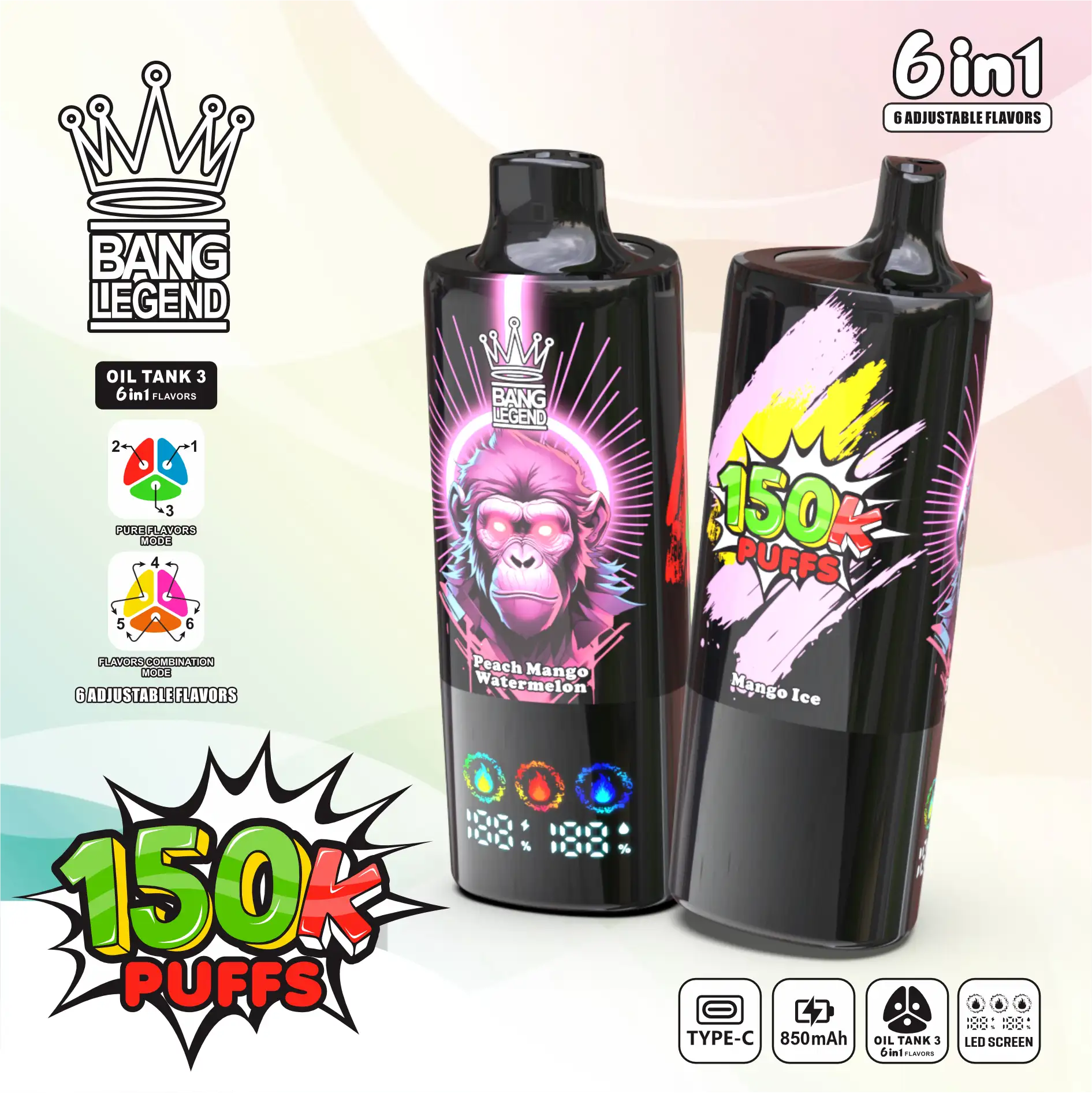 Bang Legend 150K Disposable Vape