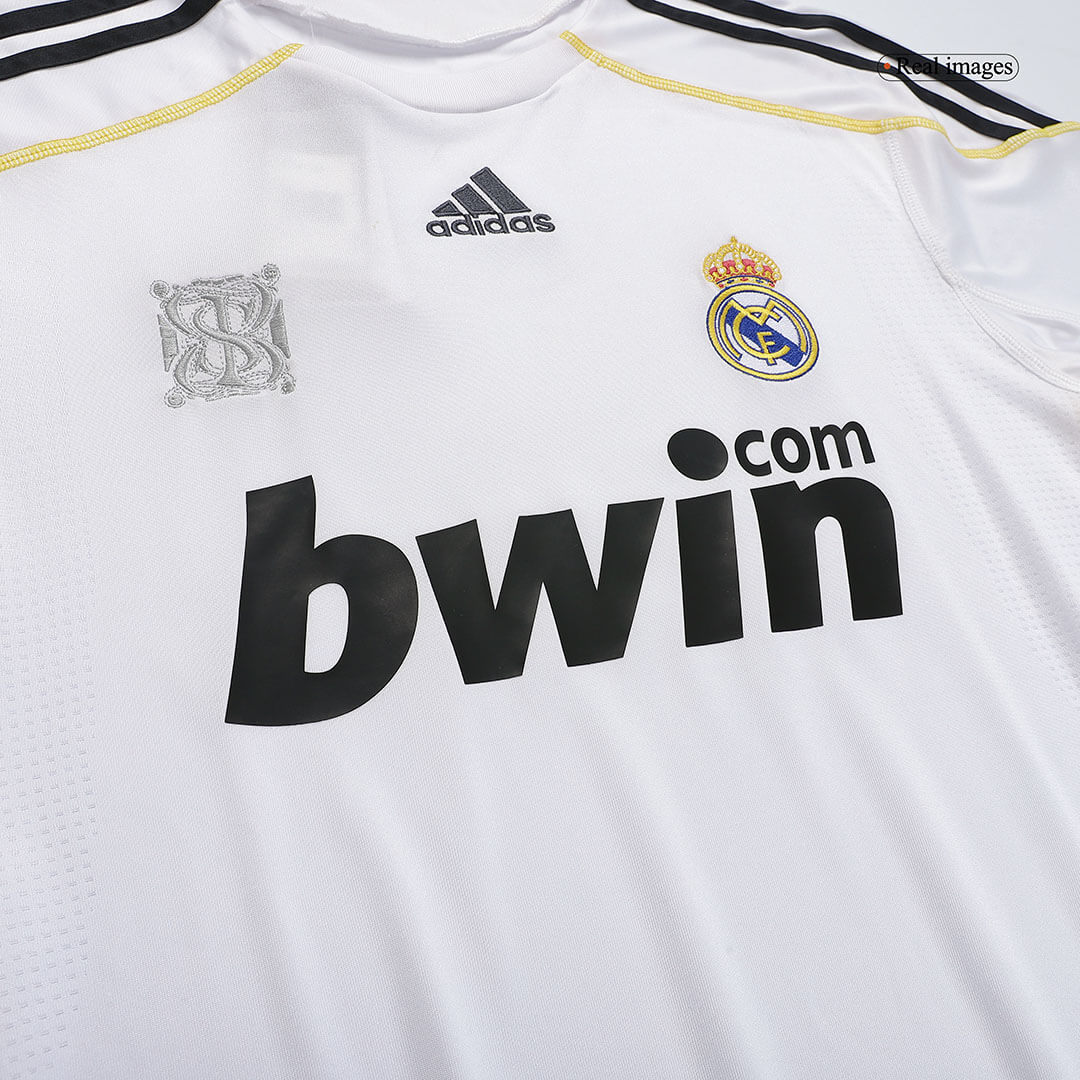 RAUL #7 Real Madrid 2009/10 Retro Home Soccer Jersey