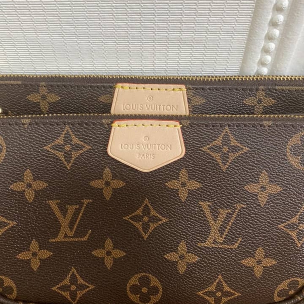 Louis Vuitton Multi Pochette Accessoires Monogram Canvas Brown 24Cm