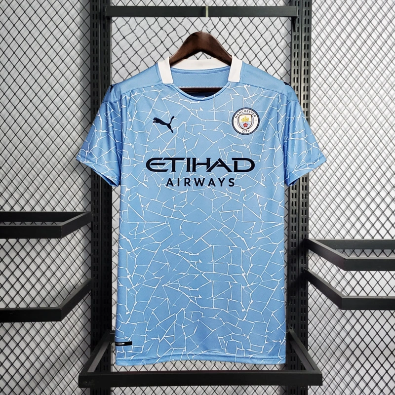 Retro 2020-21 Manchester City Home Football jersey Retro