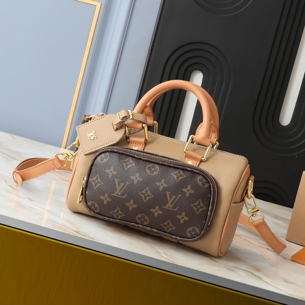 Louis Vuitton Keepall Bandoulière 25 Bag Beige 25Cm M12627