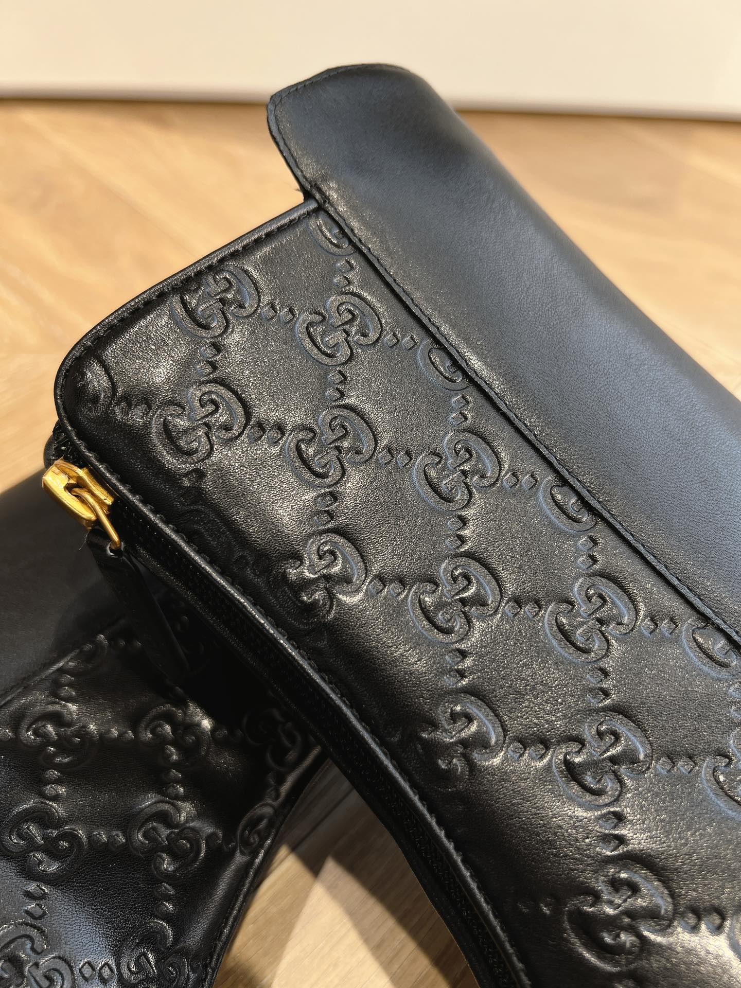 Gucci Leather Ankle Boots Black