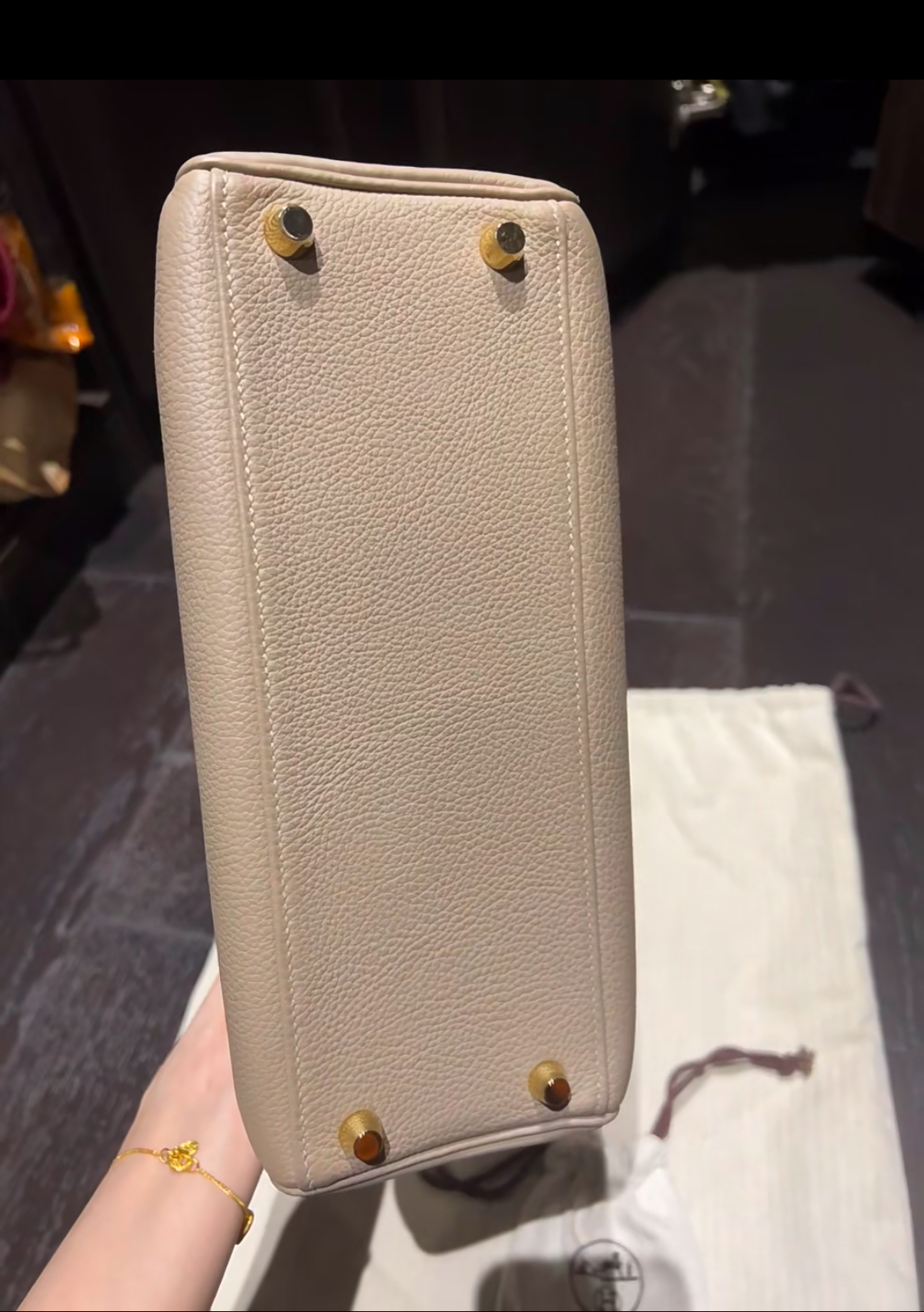 kelly 25 TOGO leather customization