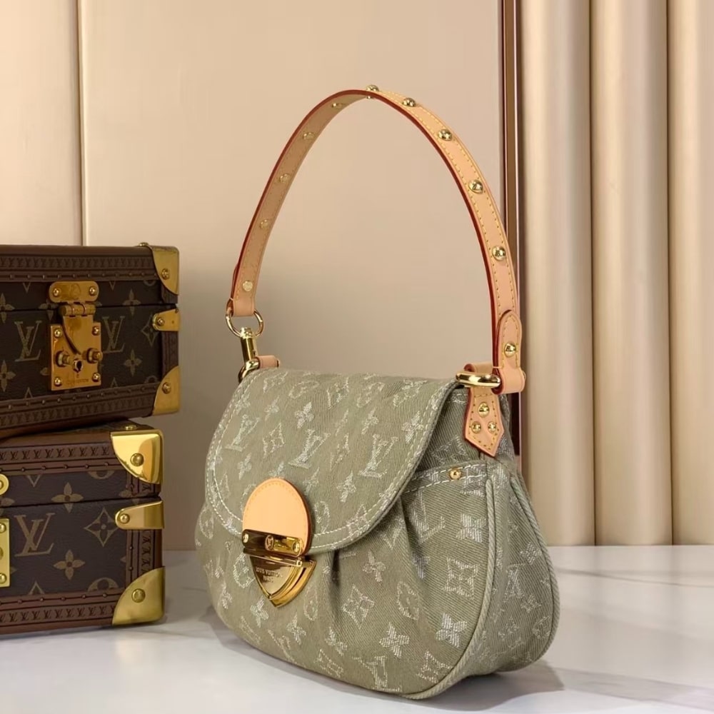 Louis Vuitton Sunset Khaki Denim 27cm M27210