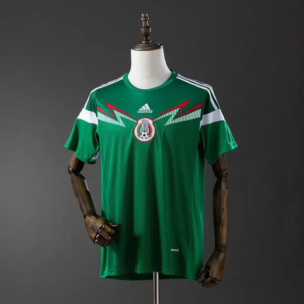 Mexico 2014 Retro Home Soccer Jersey