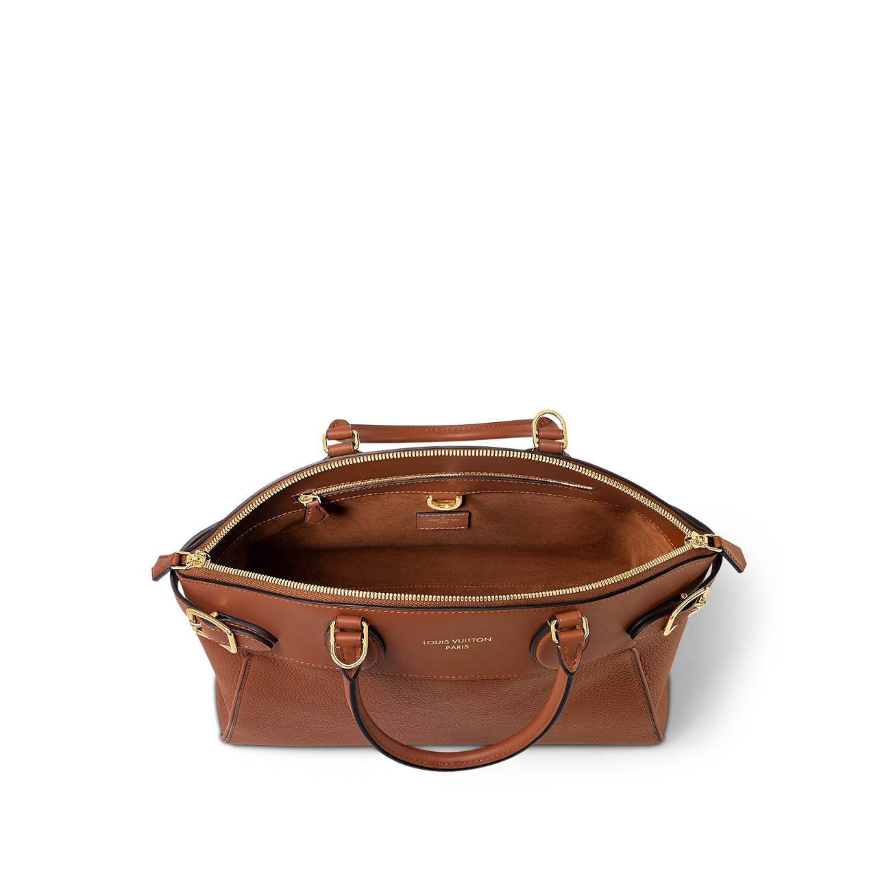 Louis Vuitton Lock It Vendôme Mm High End Leather Brown 36cm M22925