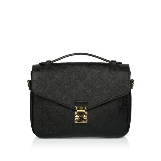 Louis Vuitton Monogram Canvas Pochette M Tis Black 25Cm