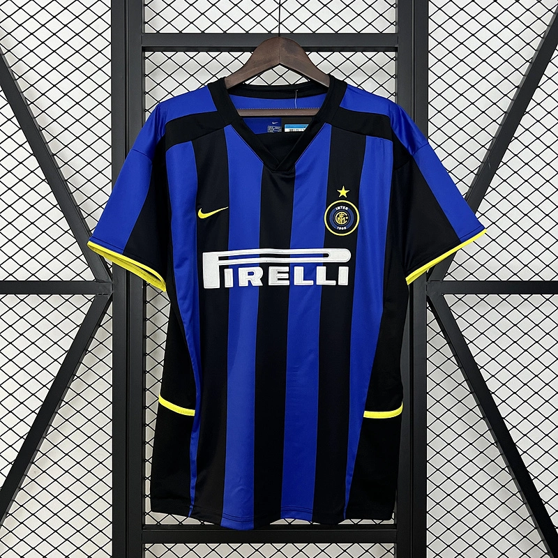 Retro 2002-03 Inter Milan Home football jersey retro