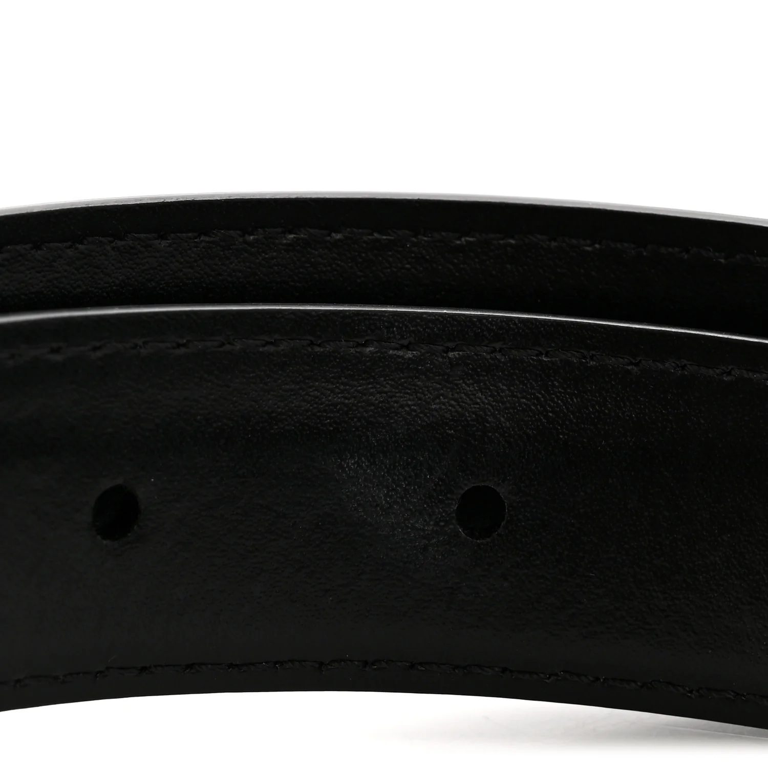 Box Calfskin Medium 25mm Triomphe 75 30 Belt Black