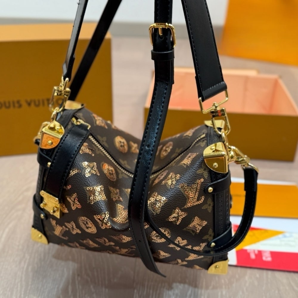 Louis Vuitton Side Trunk MM Monogram Canvas Brown 23cm M27036