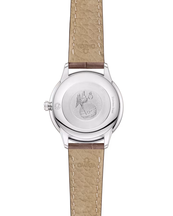Omega De Ville Prestige 27.5 mm White Dial with Diamonds Stainless Steel Strap 434.13.28.60.55.001