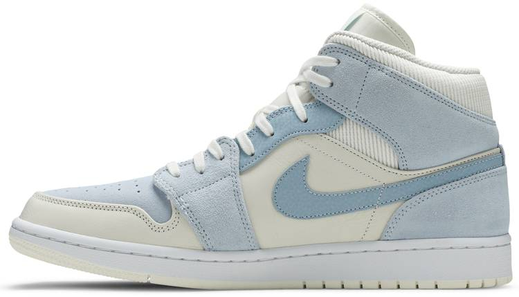 Air Jordan 1 Mid SE Sail Light Blue DA4666-100