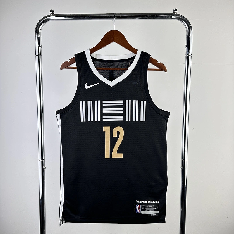 2024 NBA Memphis Grizzlies 12 MORANT Basketball Jersey
