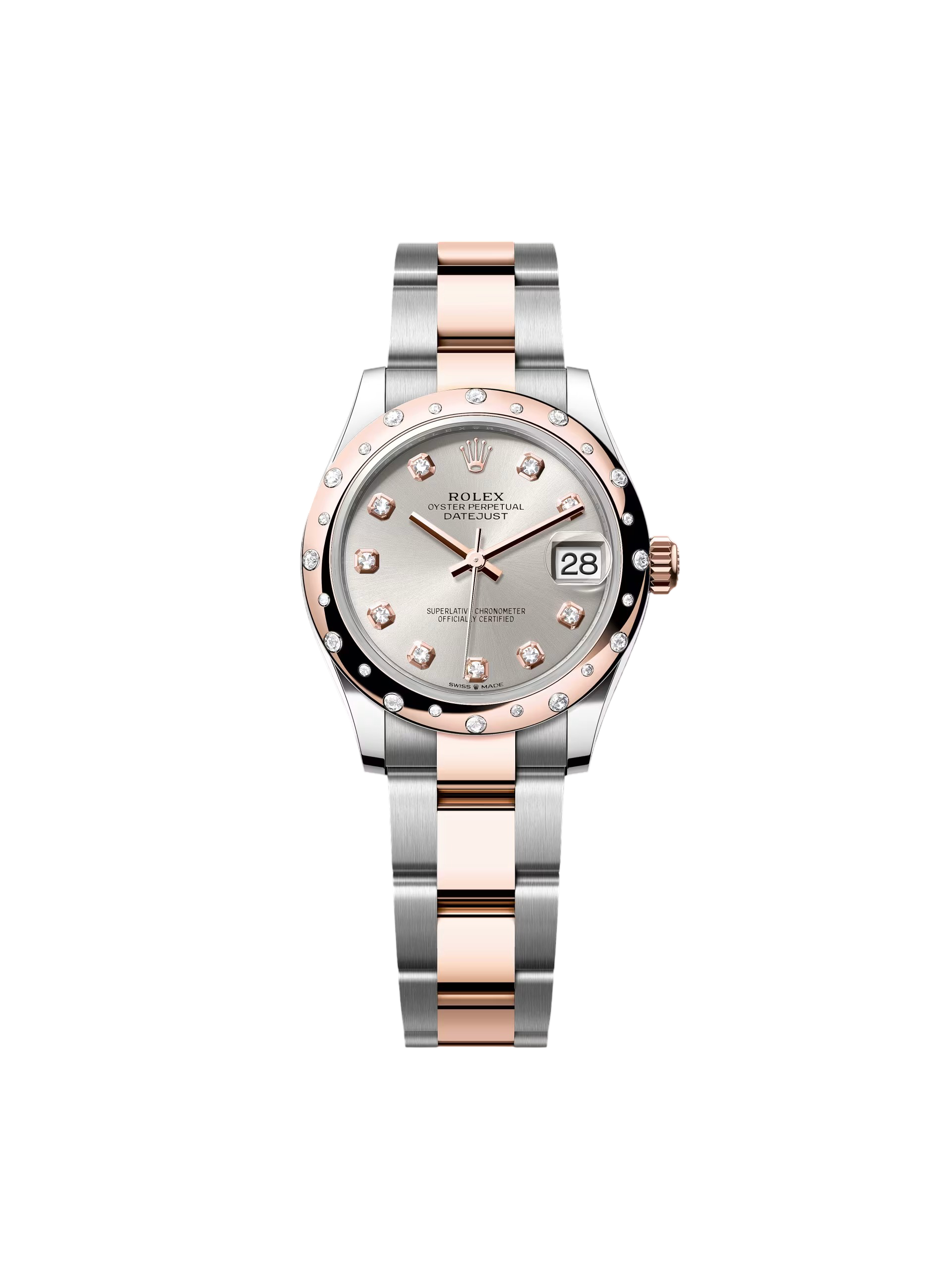 Rolex Datejust m278341-0015/0016 Silver Dial 31mm Oyster Bracelet