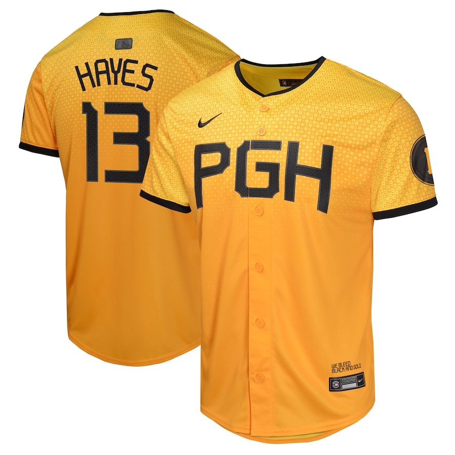 Ke'Bryan Hayes Pittsburgh Pirates Youth City Connect Limited Player Jersey Gold