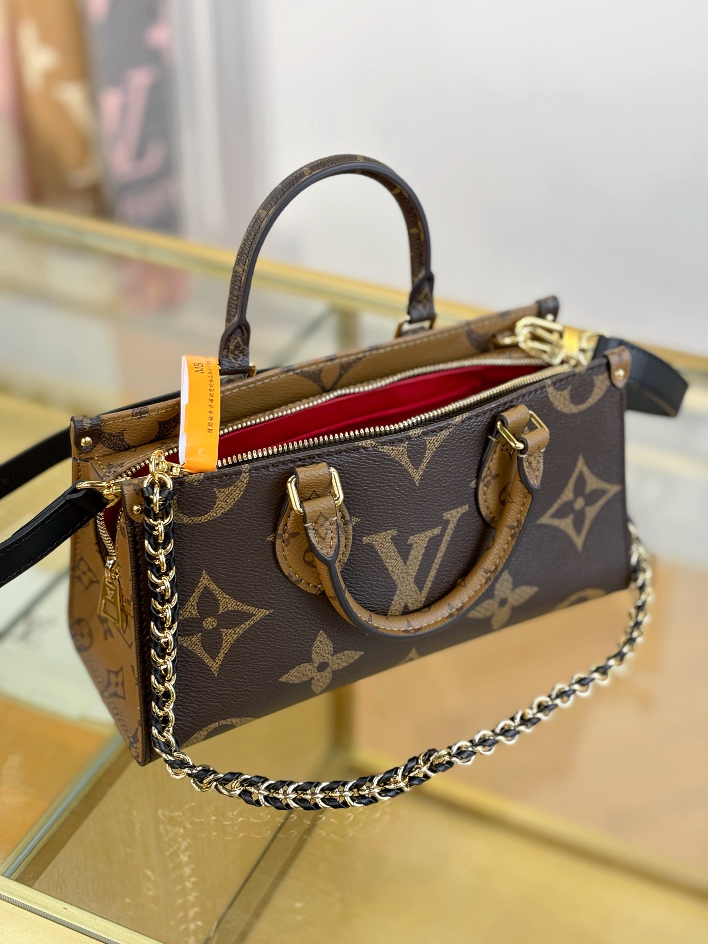 Louis Vuitton LV x TM OnTheGo East West Chain Bag ‘Black’ M14236 25cm/ 9.8in