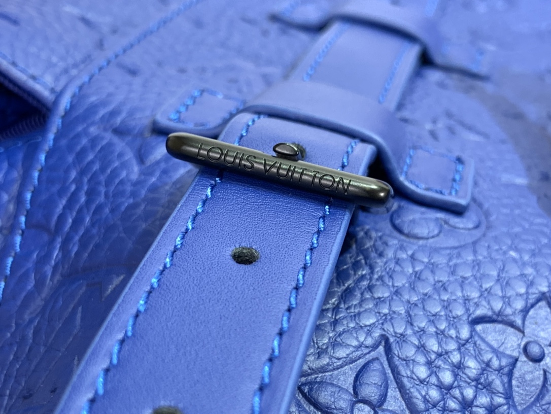 Louis Vuitton Christopher Pm Backpack Blue 48Cm M23189 For Men