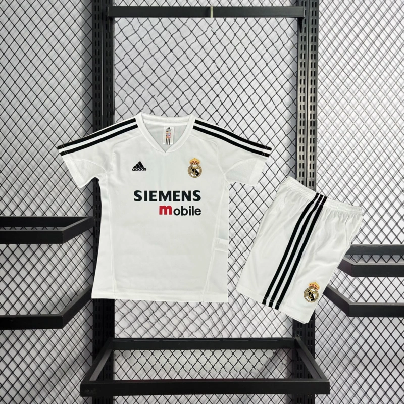 Retro KIDS 2004-05 KIDS Real Madrid home Football jersey retro